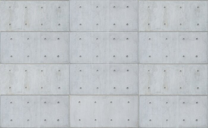 Papier peint  Panneaux horizontaux en béton gris