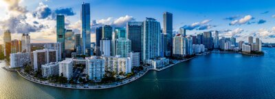 Panorama aérien de Miami