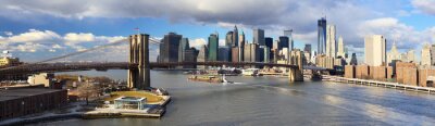 Papier peint  Panorama avec le détroit East River