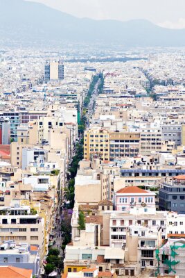 Papier peint  Panorama d'Athènes