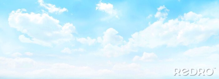 Papier peint  Panorama d'un ciel bleu