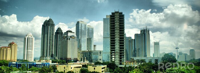 Papier peint  Panorama de Jakarta