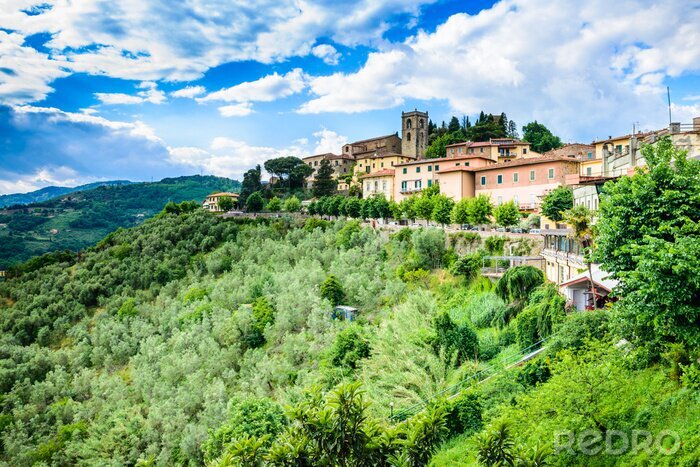 Papier peint  Panorama de la Toscane