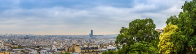 Papier peint  Panorama de la ville de Paris