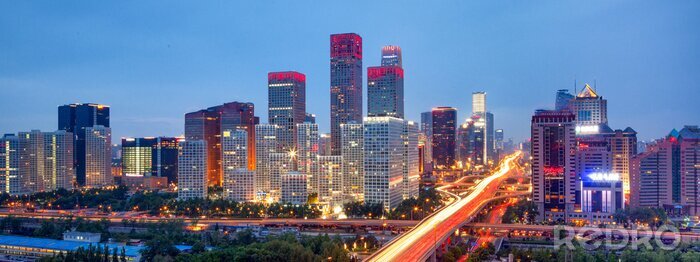 Papier peint  Panorama de la ville de Pékin