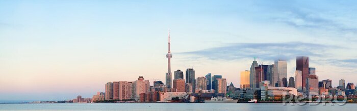 Papier peint  Panorama de la ville de Toronto au lever du soleil