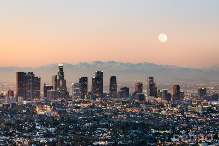Papier peint  Panorama de Los Angeles