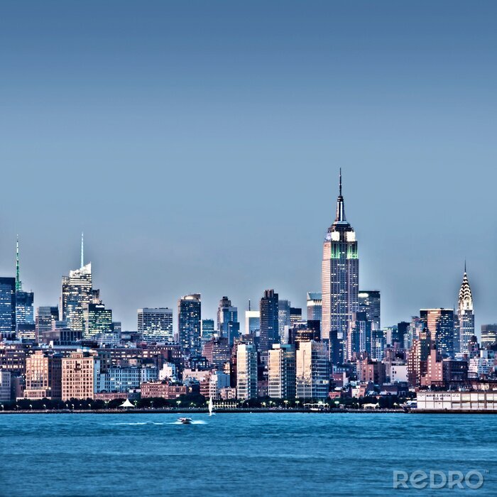 Papier peint  Panorama de Manhattan aux couleurs intenses