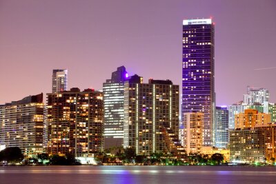Panorama de Miami en Floride