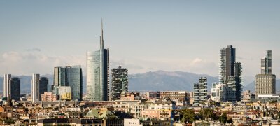 Papier peint  Panorama de Milan