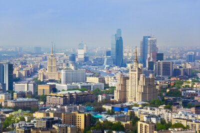 Papier peint  Panorama de Moscou centre-ville