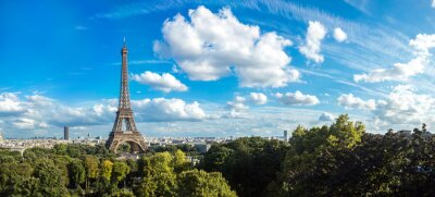 Panorama de Paris avec la Tour Eiffel