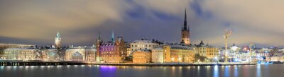 Papier peint  Panorama de Stockholm