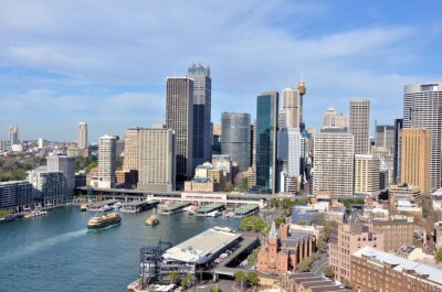Papier peint  Panorama de Sydney centre-ville
