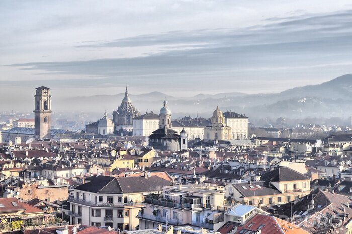 Papier peint  Panorama de Turin
