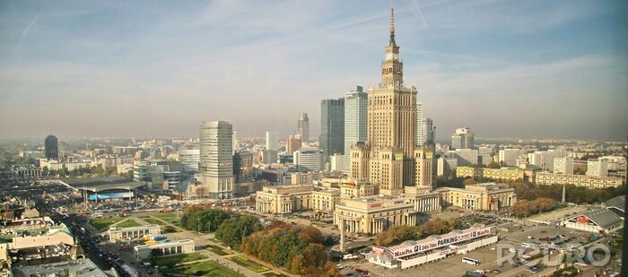 Papier peint  Panorama de Varsovie