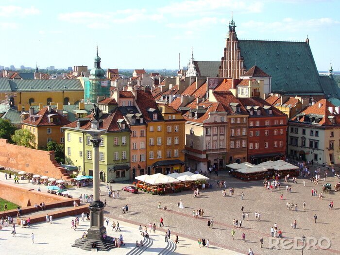 Papier peint  Panorama des bâtisses historiques