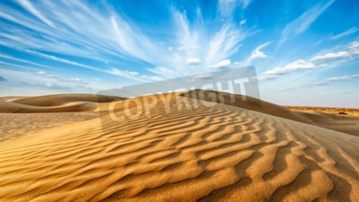 Papier peint  Panorama des dunes du désert