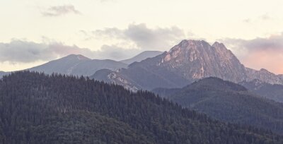 Papier peint  Panorama des montagnes des Tatras occidentales