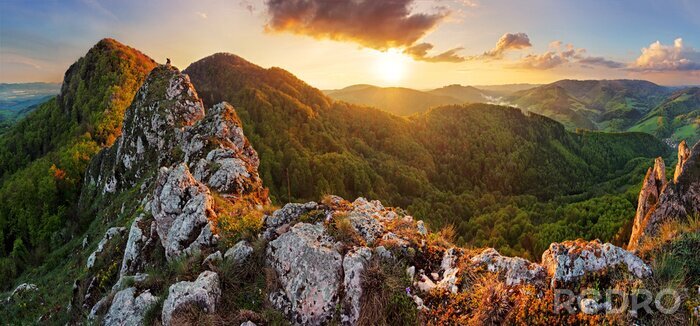 Papier peint  Panorama des montagnes slovaques