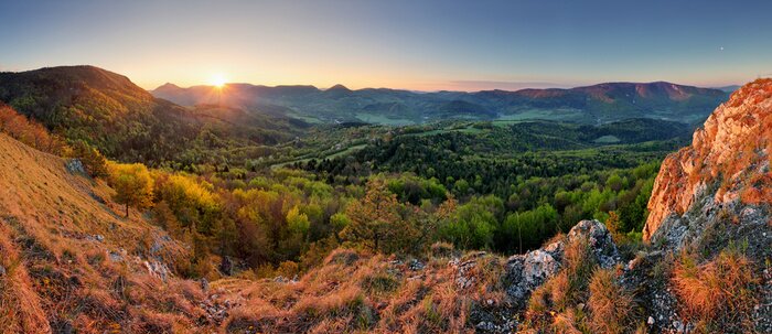 Papier peint  Panorama des montagnes slovaques