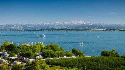 Papier peint  Panorama du lac de Constance