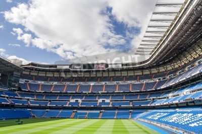 Papier peint  Panorama du stade du Real Madrid