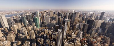 Papier peint  Panorama ensoleillé de New York