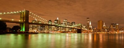 Panorama Manhattan de nuit