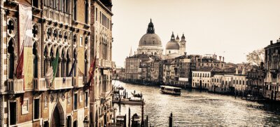 Papier peint  Panorama monochrome de Venise