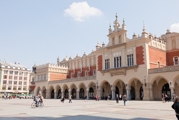 Papier peint  Panorama monuments de Cracovie