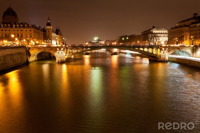 Papier peint  Panorama Paris de nuit