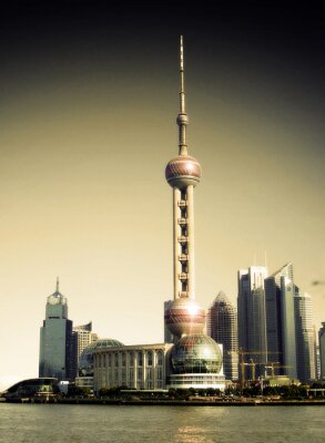 Papier peint  Panorama urbain Shanghaï