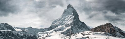 Papier peint  Panoramic view to the majestic Matterhorn mountain, Valais, Switzerland