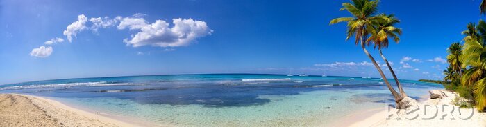 Papier peint  Panoramique de la plage et de la mer
