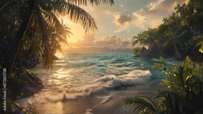 Papier peint  Paradise