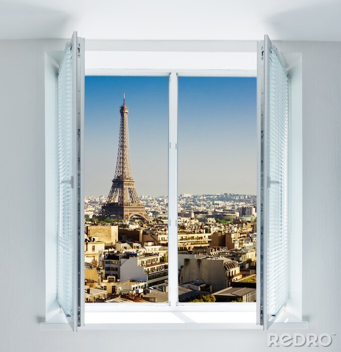 Papier peint  Paris avec la tour Eiffel