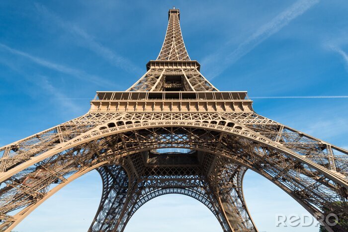 Papier peint  Paris la Tour Eiffel et le ciel