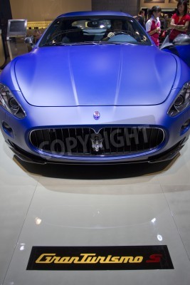 Papier peint  Paris Motor Show 2010 à Paris, montrant Maserati GranTurismo S