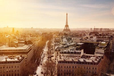 Papier peint  Paris sous le soleil