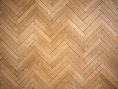 Papier peint  Parquet en bois motif chevron