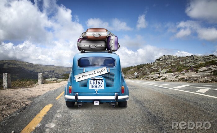 Papier peint  Partir en voyage