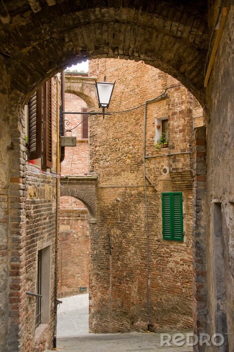Papier peint  Passage haut en pierre
