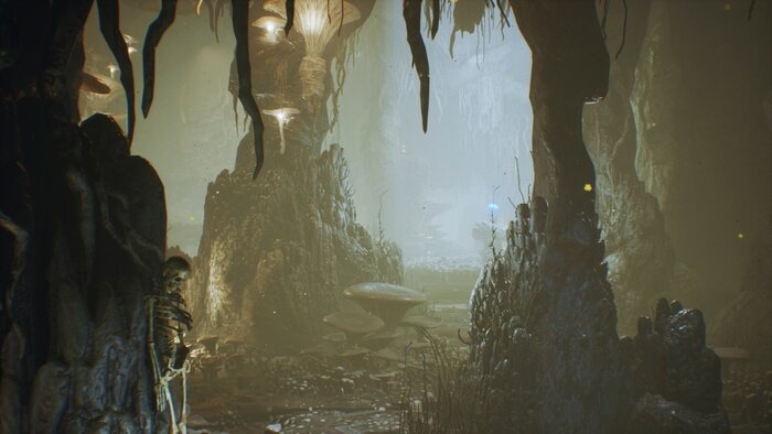 Papier peint  Passage sombre de fantaisie