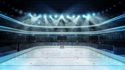 Papier peint  Patinoire de hockey vide