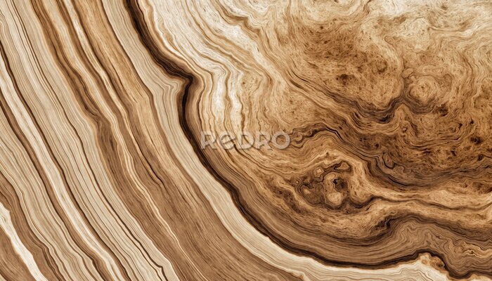 Papier peint  Pattern of rings of a tree