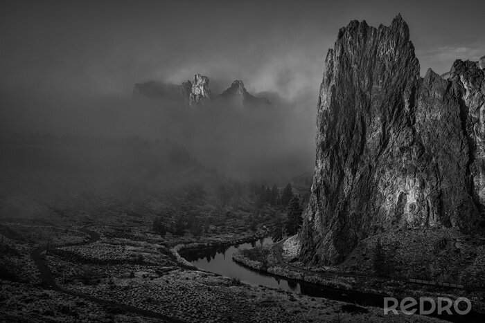 Papier peint  paysage de montagne avec ciel en arrière-plan