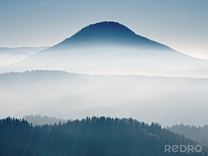 Papier peint  Paysage de montagne moderne
