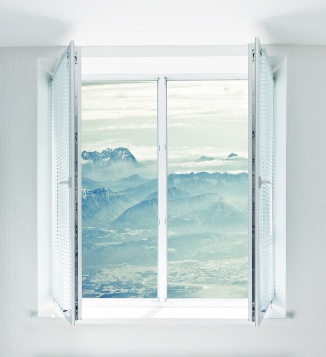 Papier peint  Paysage derrière le brouillard