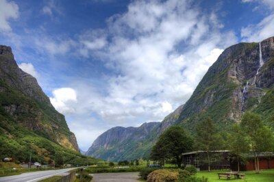 Papier peint  Paysage des montagnes norvégiennes